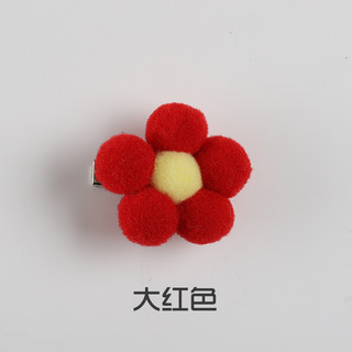5 Cái / gói Mini Thú Cưng Tóc Phong Cách Hoa Giáng Sinh Maltese Thú Cưng Trang Trí Kẹp Tóc