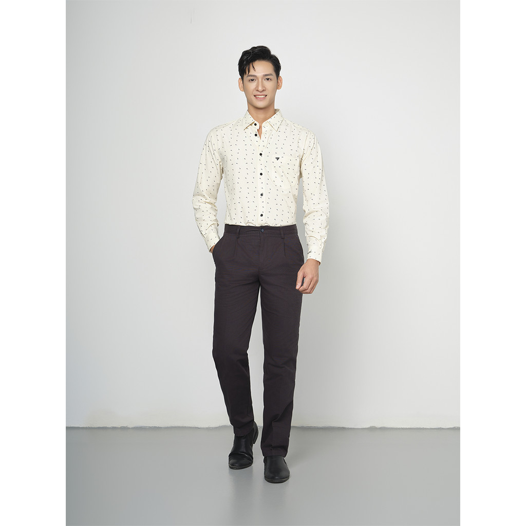 Quần tây 0Ply Viettien Vải Poly Phom Slim fit VT00000252