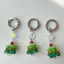 Chuỗi điện thoại di động cây thông Noel dệt bằng tay pha lê ba chiều