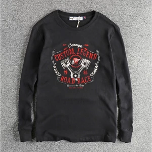 Áo thun dài tay phong cách Retro_Biker_dã ngoại