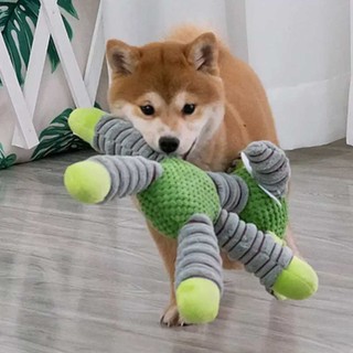 Indestructible Large Dog Sound Squeaky Toys Pet Soft Chew Molar Training Toy
