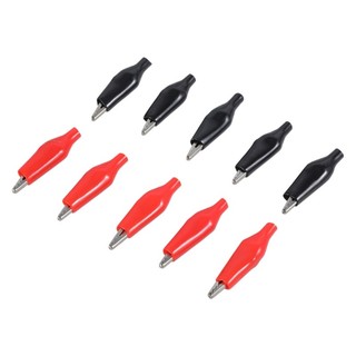 MIS Hot 10x 28mm Cá Sấu Dẫn Cho Cá Sấu Kiểm Tra Kẹp Fr Dây Nhảy Điện C