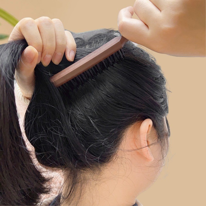 Lược Làm Sạch Da Đầu Chống Tĩnh Điện - Đồ Dùng Du Lịch - Di Động, Đa Năng, Bền Đẹp - Bàn Chải Tóc Massage Đầu - Phụ Kiện Tạo Kiểu Tóc - Lược Ba Hàng Lông