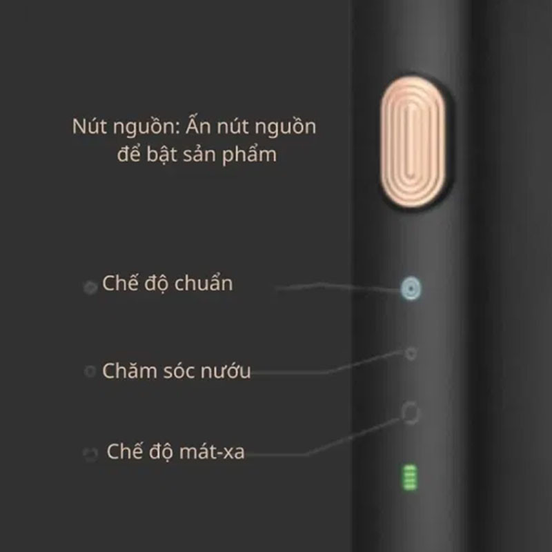 Ảnh Bàn chải điện Sonic Electric Toothbrush DR.BEI BET-S03, 3 chế độ làm sạch, 3 đầu bàn chải - BH 3 tháng 2