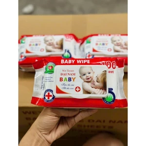 Khăn Ướt BABY WIPE Cao Cấp , Khăn Ướt Đa Năng Không Cồn Không Hóa Chất An Toàn Tiện Lợi