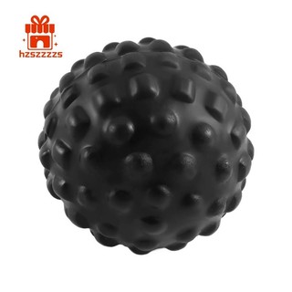Pu Foam Bump Fascia Ball Thư giãn cơ bắp Bóng Massage thể dục Chống thấm nước và dễ làm sạch Bóng chăm sóc sức khỏe-Đen