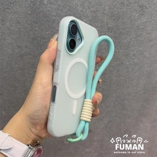 Dành Cho Xiaomi 15 Pro 14 13 12 12X 12S Poco X6 X5 X4 GT M4 F6 F5 F3 Civi 4 Pro 3 5G Vỏ Điện Thoại Mờ Từ Tính Mới Vỏ Màu Kẹo Có Dây Ngắn 2 Trong 1 Vỏ Cứng Chống Sốc