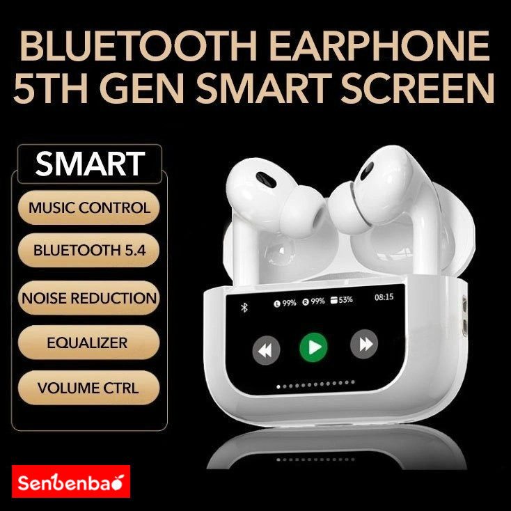 Senbenbao ST-90 Màn hình cảm ứng ANC Tai nghe không dây đích thực Tai nghe nhét tai khử tiếng ồn Tai nghe Bluetooth 5.3 Độ bền dài