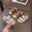 sandal cho bé trai dép quai hậu cho bé gái 2 quai êm chân cho bé từ 6m chống trượt 2810 ( ảnh thật )