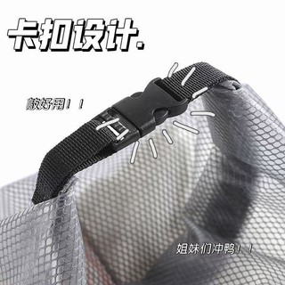 [Có nhiều thông số kỹ thuật] Túi lưu trữ trong suốt chống nước, túi lưu trữ đa năng nhẹ cho bơi lội, túi lưu trữ di động dung tích lớn cầm tay đeo chéo WOJF