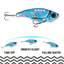 7g / 10g / 15g 1 Máy Spinner VIB Đúc Mồi Nhân Tạo Mồi Cứng Chìm Jig Swimbait In 3D Mồi Câu Cá Cho Bass Cá Hồi Walleye