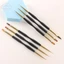 Bộ cọ lót móng tay nghệ thuật sọc kiểu Pháp Mẹo bút vẽ dòng siêu mỏng Dual End Uv Gel Paing Brush Dụng cụ làm móng tay VN