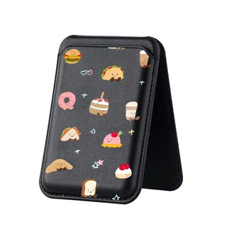 Bánh Hoạt Hình Họa Tiết Ví Cho iPhone 16 15 14 13 12 pro Max 16Plus Thẻ Điện Thoại Cho Ốp Lưng Bỏ Túi Bao