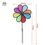 Mưa Nhiều Màu Sắc Dazy Flower Spinner Cối Xay Gió Sân Vườn Trang Trí Ngoài Trời Emkk