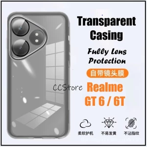 Realme Ốp TPU mềm bảo vệ toàn diện trong suốt GT6/6t 5g chống rơi bảo vệ toàn diện ống kính