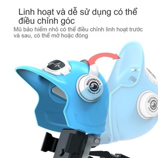 Giá đỡ điện thoại mini hình mũ bảo hiểm chống sốc cho tay lái và gương chiếu hậu xe máy điện, chống mưa gió
