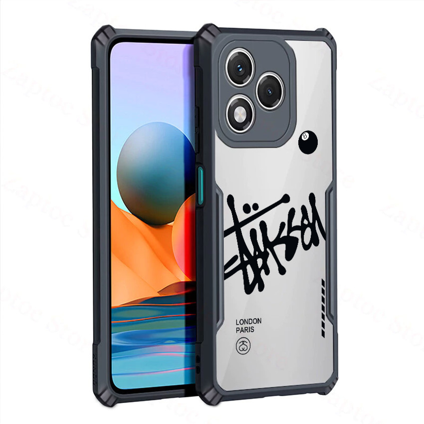Trend Fashion Cool Black 8 Bida Acrylic Case Honor 400 90 X9C X7C X9B X8B X7B X6C X6B X5B X9A X9 X8A X7A X6A X40 X50 Lite 4G 5G Vỏ Bảo Vệ Phụ Kiện Chống Sốc