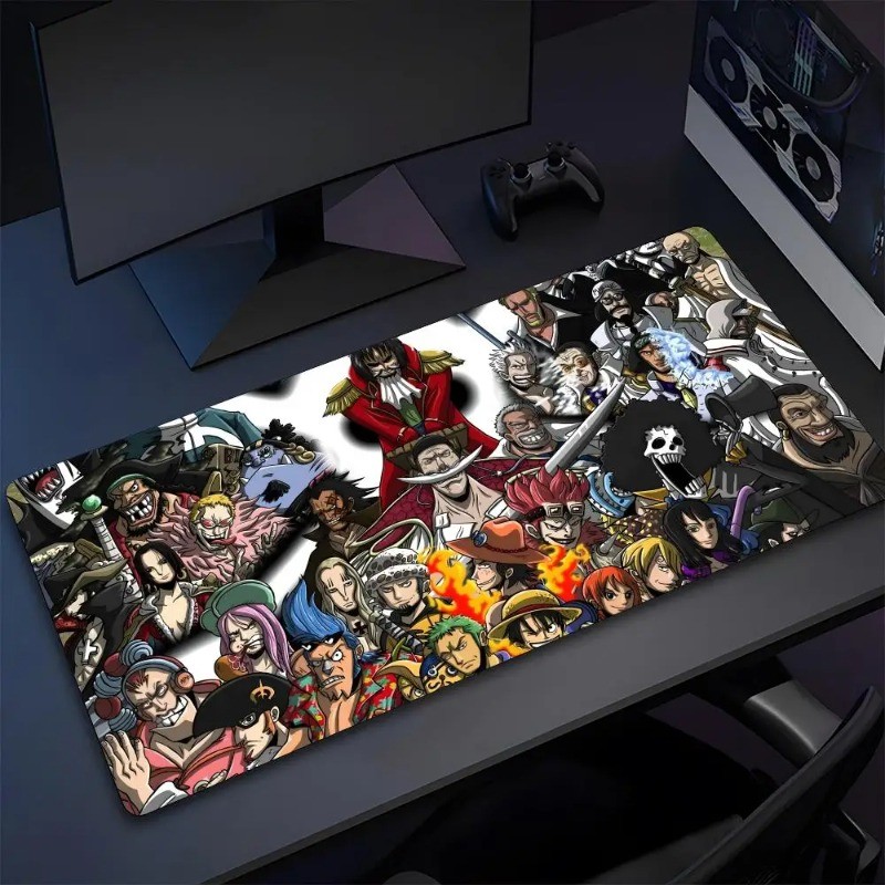 One Piece Anime Luffy Miếng Lót Chuột Cao Su Tự Nhiên Chất Lượng Cao Chuyên Nghiệp Có Thể Giặt Được Laptop Và Máy Tính Miếng Lót Chuột