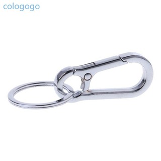 COLO Carabiner Thép không gỉ Bầu Khóa Carabiner Móc Khóa Thắt Lưng Kẹp Chống Mất Khóa Treo Móc Khóa Trang Bị