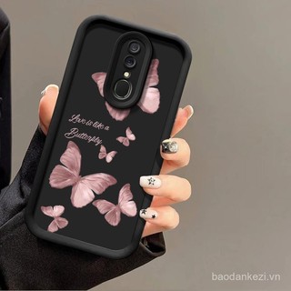 Ốp lưng điện thoại cho Oppo A9 A5 2020 A11x A11, thời trang sang trọng, họa tiết hoạt hình cô gái, bướm hồng, mèo dễ thương đen, nhện đỏ, ốp lưng silicone cho Oppo A11 A11X A9 A5 A 9 5 2020