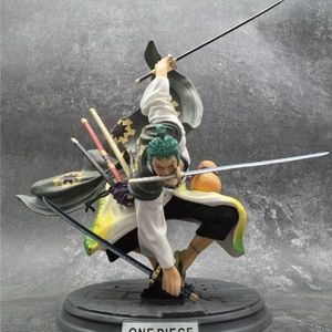 One Piece GK Lớn Wano Country Roof Sauron Hình Three-Knife Flow Anime Mô Hình Đồ Chơi Máy Tính Để Bàn Khung Xe Trang Trí