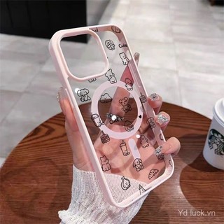 Ốp lưng trong suốt hình thú dễ thương tương thích với iPhone 13 12 Pro 11 16 Pro Max 15 Pro 14 13 Pro 12 11 Pro 16 15 14 Plus, chống trầy xước, chống bụi, chống nước, chống sốc