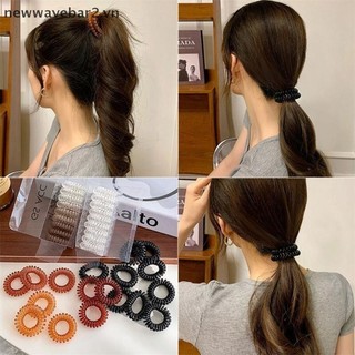 [Mới] 9 Dây Điện Thoại Nhiều Màu Sắc Dây Buộc Tóc Co Giãn Cho Bé Gái Mũ Đuôi Ngựa Giá Đỡ Dây Cao Su Nữ Phụ Kiện Tóc Sang Trọng.