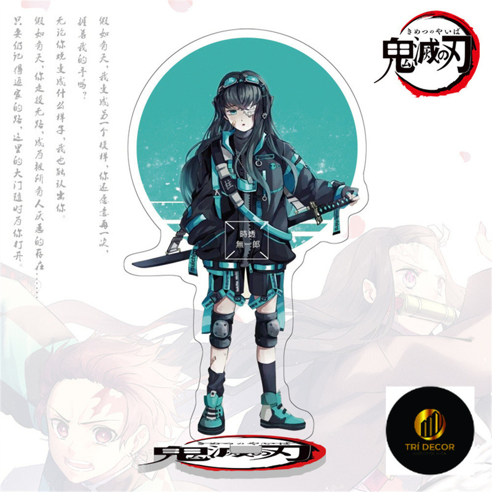 Móc Khoá, Mô Hình Standee Anime Demon Slayer Kimetsu no Yaiba Trang Trí Bàn Học