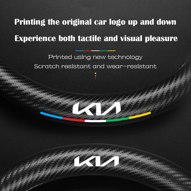 Kia Kn Da Sang Trọng Sợi Carbon Vô Lăng Bao Thoải Mái Và Chống Trơn Trượt Phụ Kiện Nội Thất Ô Tô Cho Xe Kia Kn Seltos Kx3 Bongo Sonet K3 Sorento Soluto Picanto Sedona
