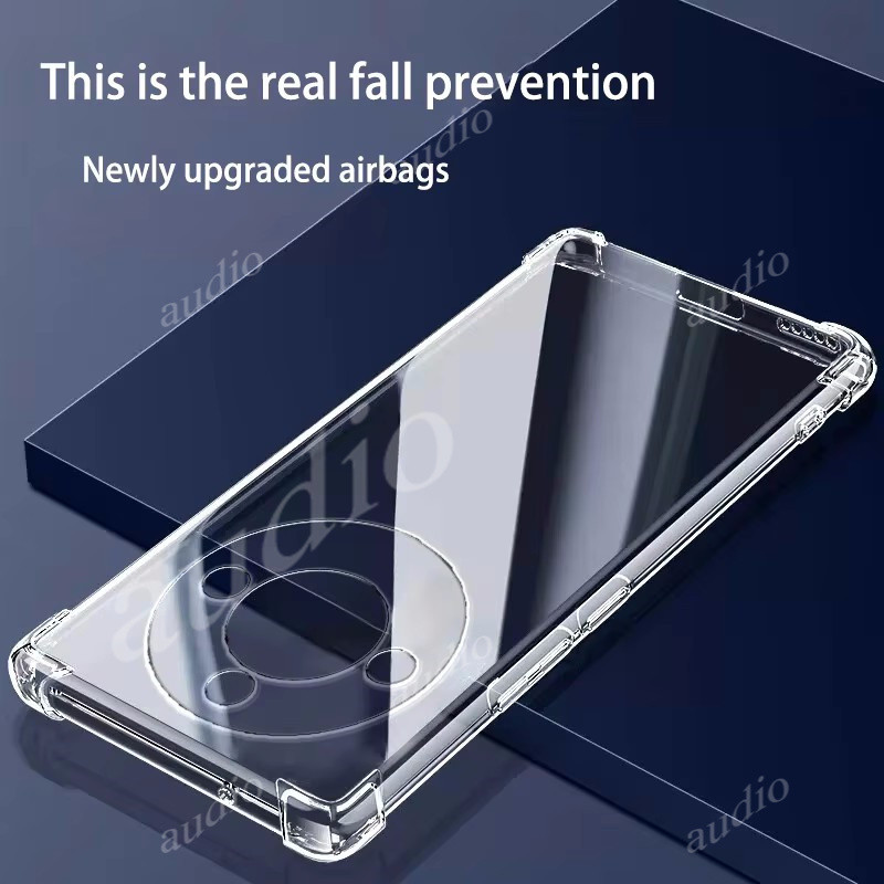 Honor X9C Smart 5G Vỏ TPU Mềm Chống Sốc Bốn Góc Chống Rơi Cho Honor X9C Smart 5G 2024 Silicon Mềm Bảo Vệ Trong Suốt Ốp lưng Cho HonorX9c Smart 5G Coque