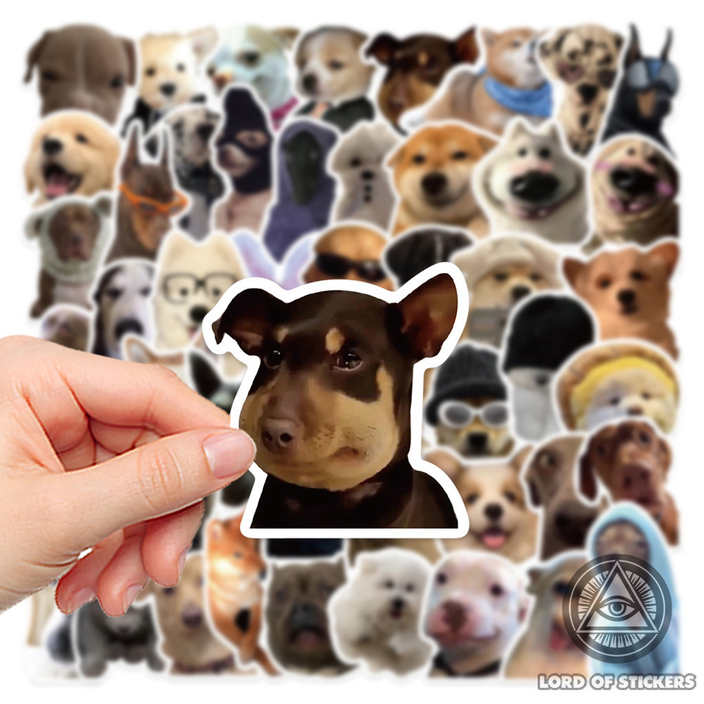 50 Hình Dán Sticker Meme Chó Cute Hài Hước Đáng Yêu