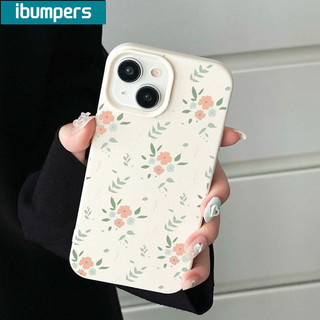 ibumpers Ốp Lưng iPhone Hàn Quốc Đơn Giản Hoa Họa Tiết Da Ốp Điện Thoại Dày Dặn Silicon Mềm Chống Sốc Chống Bẩn Cho Iphone 16 15 14 12 13 11 Pro Max IP 7 8 Plus X XS XR
