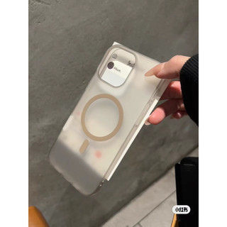[Mỏng như vô hình, không vàng] Hút từ tính vàng sa mạc thích hợp cho vỏ điện thoại Apple 15 iPhone 16 Promax trong suốt 14 cứng 13 nữ 1