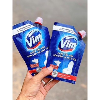 SET 10 BỊCH NƯỚC TẨY BỒN CẦU VIM DIỆT KHUẨN HIỆU QUẢ 140ML - HÀNG KHUYẾN MÃI