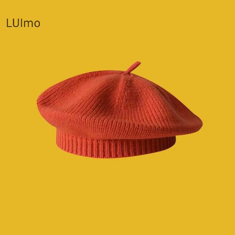 Luimo Thời Trang Dễ Thương Cho Bé Dệt Kim Mũ Nồi Màu Trơn Trẻ Em Mũ Ấm Áp Thu Đông Mũ Cho Trẻ Em Ngoài Trời Bonnet Phụ Kiện Quà Tặng SBS
