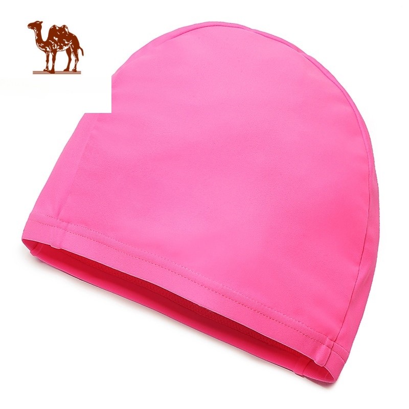 Ảnh Mũ bơi CAMEL CROWN bảo vệ tai màu sắc đơn giản chất lượng cao 1