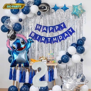 Set Bóng Trang Trí Sinh Nhật Tuổi Meo,tuổi Mão, thôi nôi, 12 con giáp cho bé gái SNTE-RÈM BẠC 2-CON TRÂU - bé trai