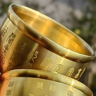 ALMA1 1 Cái Đồng Thau Nguyên Chất Cornucopia, 4.5-7cm Thu Hút Sự Giàu Có Xi Lanh Gạo Baifu, Nhỏ Bề Mặt Tốt Lành Đánh Bóng Bình Cốc Học Trang Trí Quà Tặng
