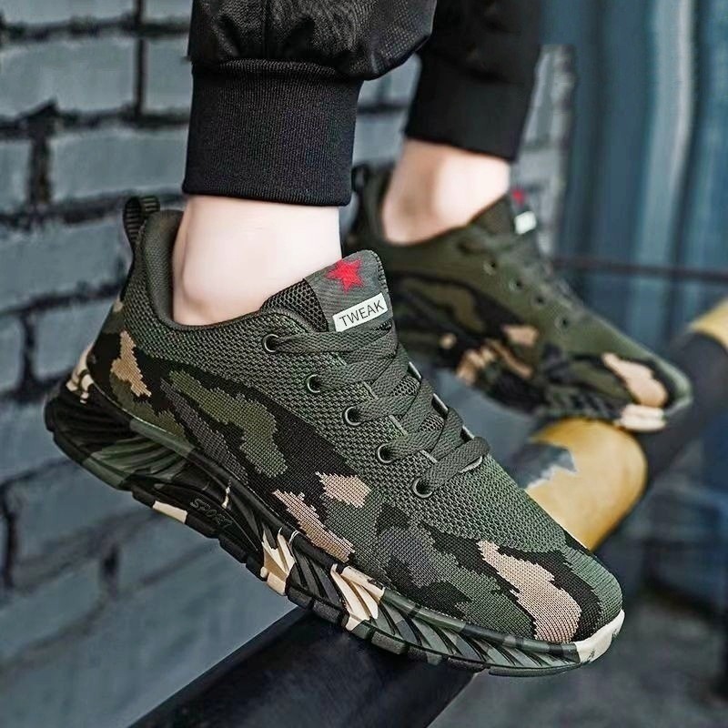 Giày Nam Thể Thao Họa Tiết Camouflage Cho Mọi Hoạt Động