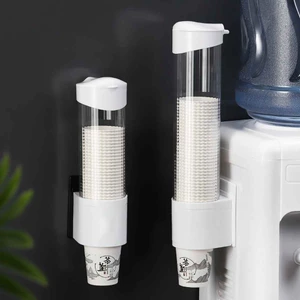 Giá rút ly tròn,Giá Đỡ Ly Giấy Dùng Một Lần, Gắn Tường, Chống Bụi, thân thiện với môi trường, tiện dụng và bền FE123