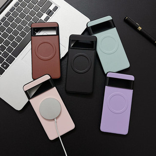 Ốp điện thoại từ tính vô hình đầy màu sắc thời trang cho Google Pixel 9 Pro fold 8 7 6 Pro 6A 7A 8A 9A 9XL pixel9pro