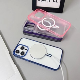 Ốp điện thoại mờ trong suốt từ tính tương thích cho iPhone 16 Pro MAX 15 14 13 12 11 Pro MAX 14 / 15 / 16 Plus 12 / 13mini XR XS MAX Có hộp đóng gói vỏ cứng chống rơi