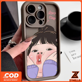 Ốp Lưng Cho OPPO Reno 15F Reno 13F Reno12 F Reno11 F Reno 11 Reno 10 5G Reno 8T 5G Reno 8T 4G Reno 8Z Reno7 Reno8 Reno4 Reno5 Dễ Thương Pig Pigtail Cô Gái Điện Thoại Chống Sốc
