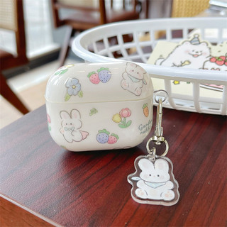 Thỏ Tulip Cho Airpods 1 / 2 3 Pro Pro Pro2 Airpods4 Bộ Tai Nghe Bluetooth Không Dây Vỏ Bảo Vệ Air Pods Pro 3 4 Vỏ Bảo Vệ Tai Nghe