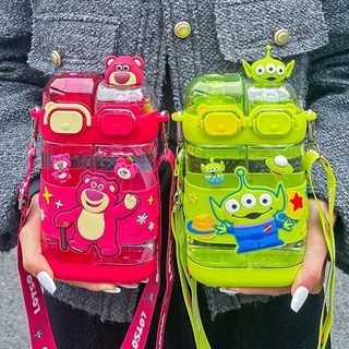 Buzz Lightyear Phong Cách Cốc Uống Đôi Hoạt Hình Hàng Hóa Dung Tích Lớn Ống Hút Mùa Hè Subwarehouse Chai Nước