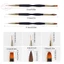 Bộ cọ lót móng tay nghệ thuật sọc kiểu Pháp Mẹo bút vẽ dòng siêu mỏng Dual End Uv Gel Paing Brush Dụng cụ làm móng tay VN