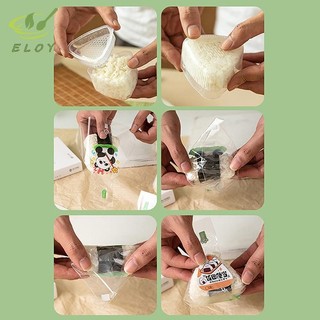 [MAO] 100 Chiếc Túi Đóng Gói Gạo Tam Giác Hoạt Hình Đáng Yêu Rong Biển Onigiri Sushi Làm Khuôn Dụng Cụ Bento Phụ Kiện VN