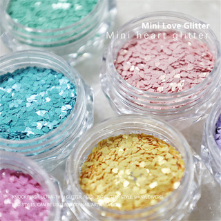 Trang trí móng tay ngôi sao năm cánh sequin mini không đều, trang trí móng tay, dụng cụ làm móng cho tiệm nail