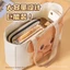 Túi vải canvas Deli Butter Bear dung tích lớn, túi tote đi học, túi cầm tay hoặc đeo vai cho gia sư