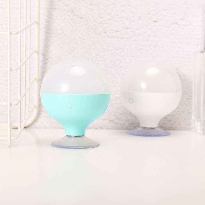 Đèn ngủ LED có thể sạc lại SUIT có cốc hút Đèn trang điểm sạc USB